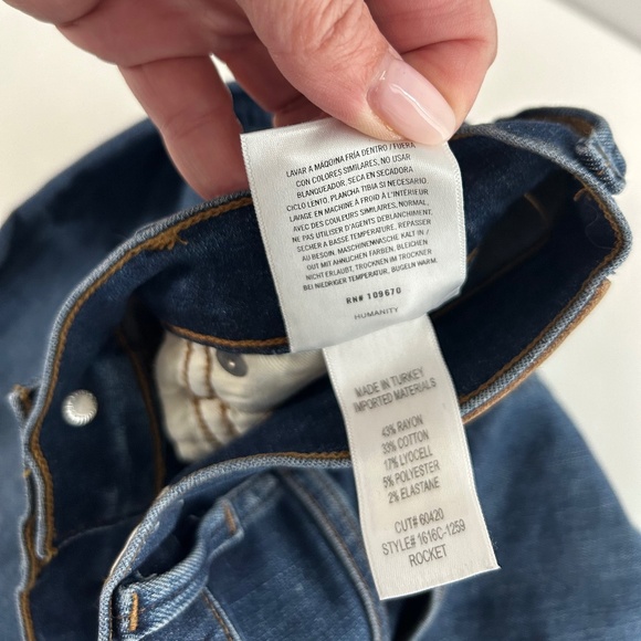 CITIZENS OF HUMANITY medium blue jeans rocket ankle SZ 24 women’s - Picture 7 of 9